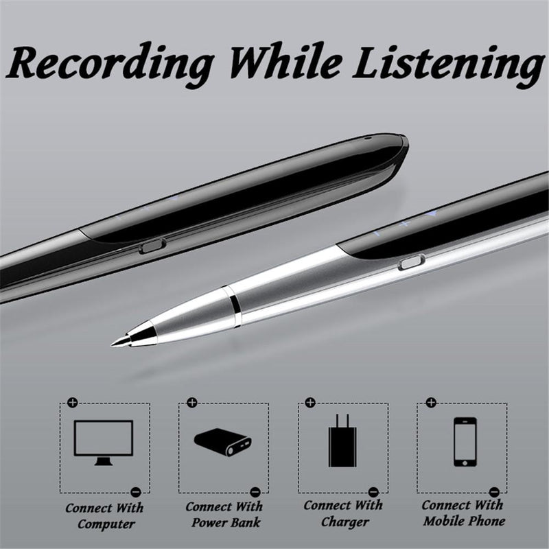 JNN Q9 8GB LED Display Digital Recorder Pen Hidden Digital Audio Sound Voice Recorder Recording Pen Professional Dictaphone